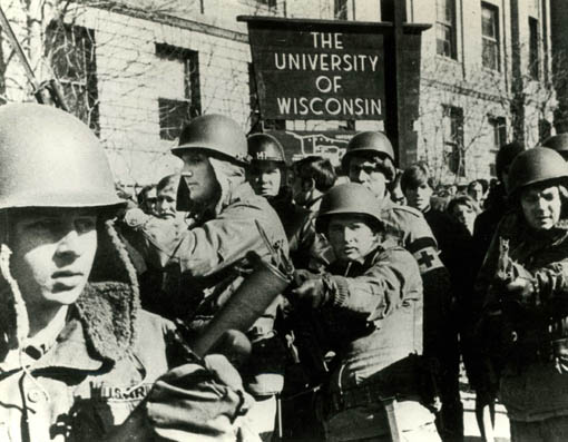 Nationalgarde auf dem Gelände der Universität Wisconsin Foto: Berlinale